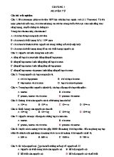 Đề cương ôn tập môn Hóa lớp 10 (cả năm)